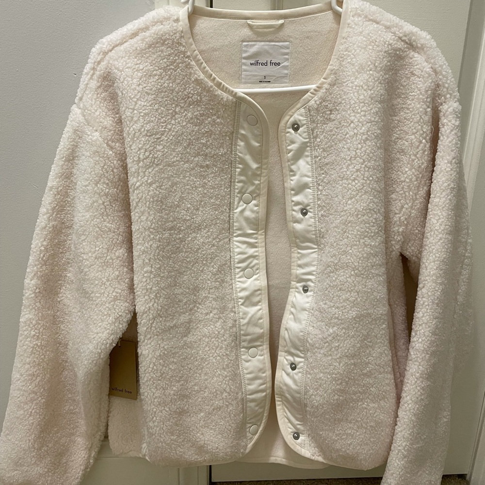 Wilfred sherpa liner coat